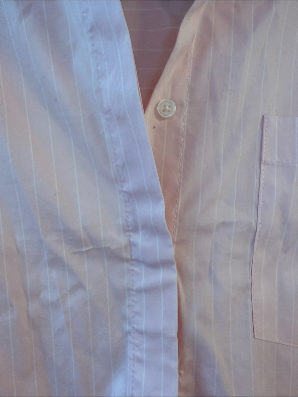Pink Striped Button-Up Shirt - Picture 3 of 4